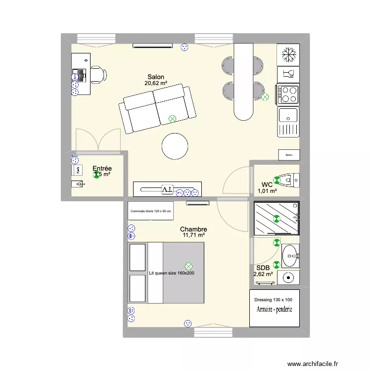 85 Marignan. Plan de 