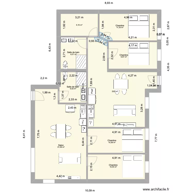 Sous-sol enzo. Plan de 