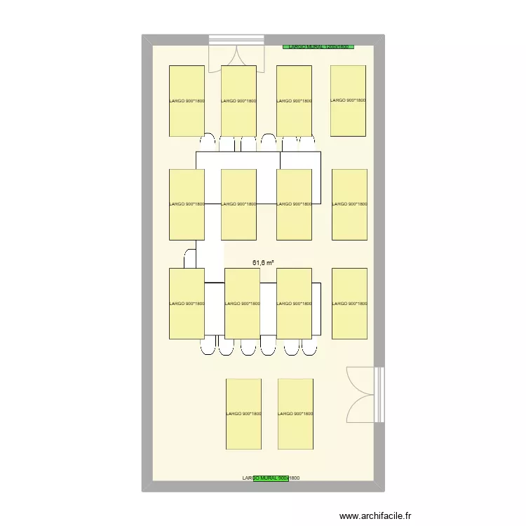 LA POSTE CHARTRES. Plan de 