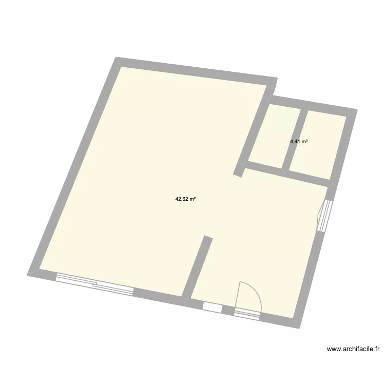 grange. Plan de 3 Pièces et 96 m² grange. Plan de 3 Pièces et 96 m²