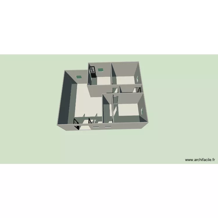 projet a construire. Plan de 5 Pièces et 51 m² projet a construire. Plan de 5 Pièces et 51 m²