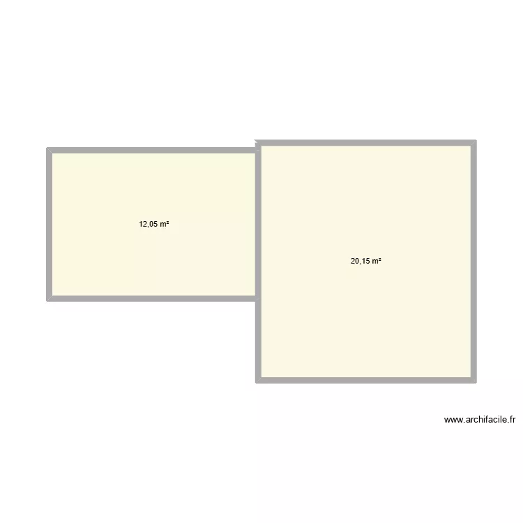 Projet Yrs. Plan de 2  et 32 m²