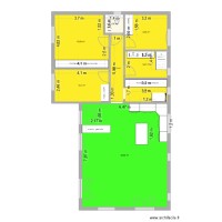 plan MEZON couleur jaune vert