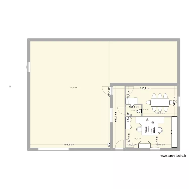 Maison benoit. Plan de 
