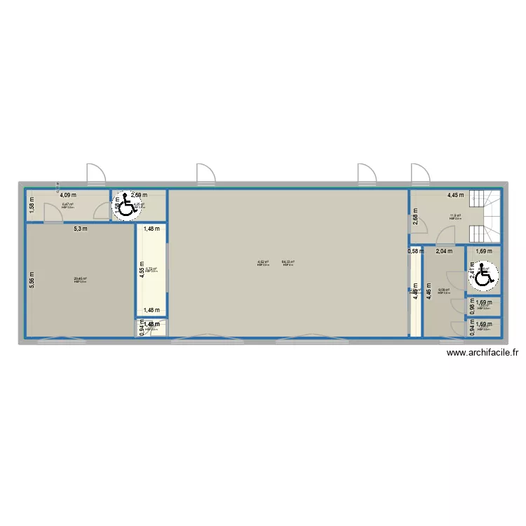 Salle d'accueil avec doublage 1. Plan de Salle d'accueil avec doublage 1. Plan de