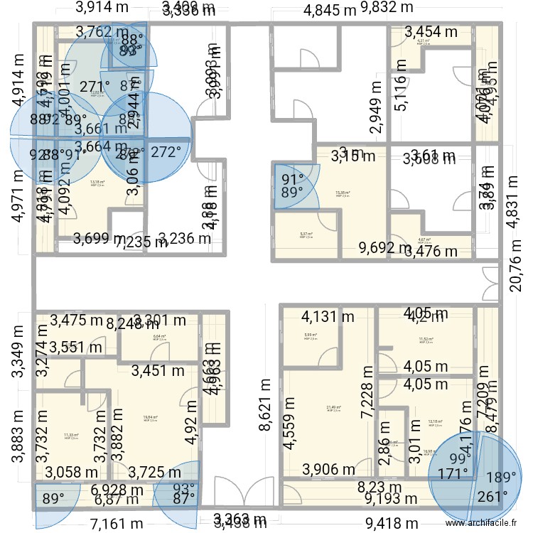 Sarah maman 🤰. Plan de 13 pièces et 283 m2