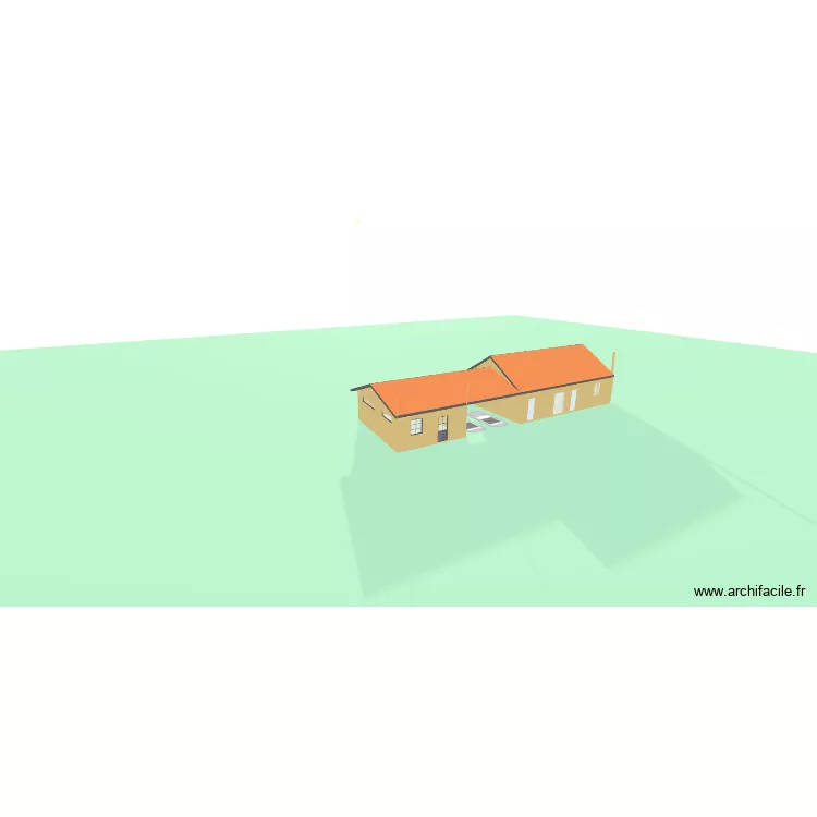 local. Plan de 2  et 123 m²