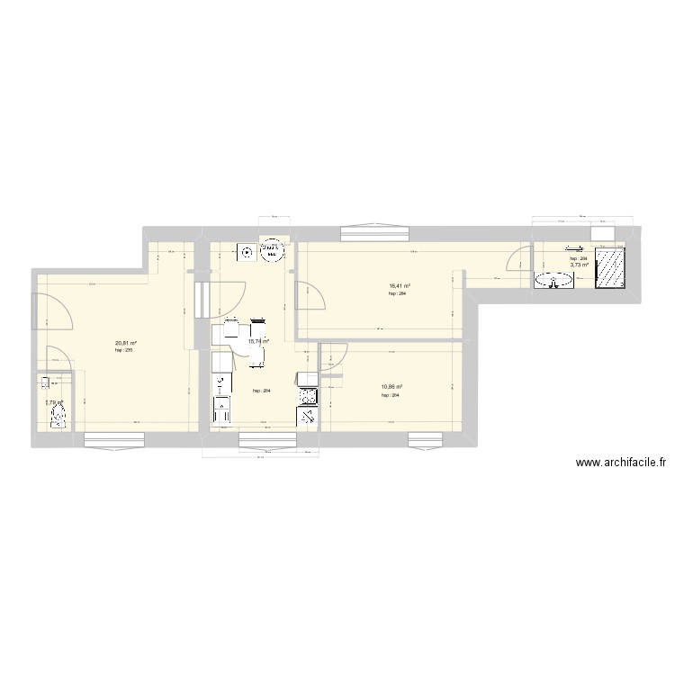 sso6. Plan de 0 pièce et 0 m2