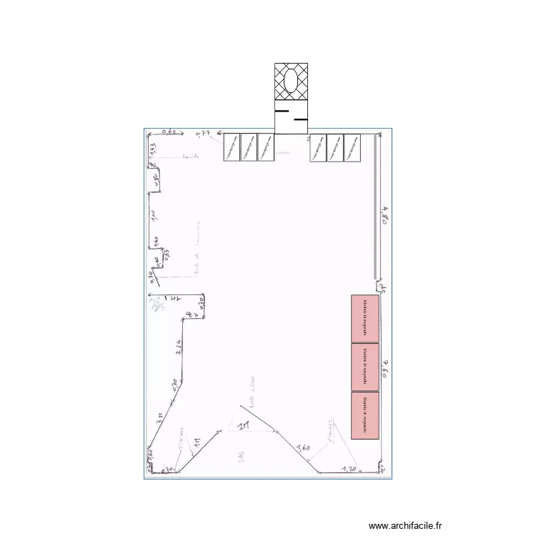 Projet Cherbourg. Plan de 