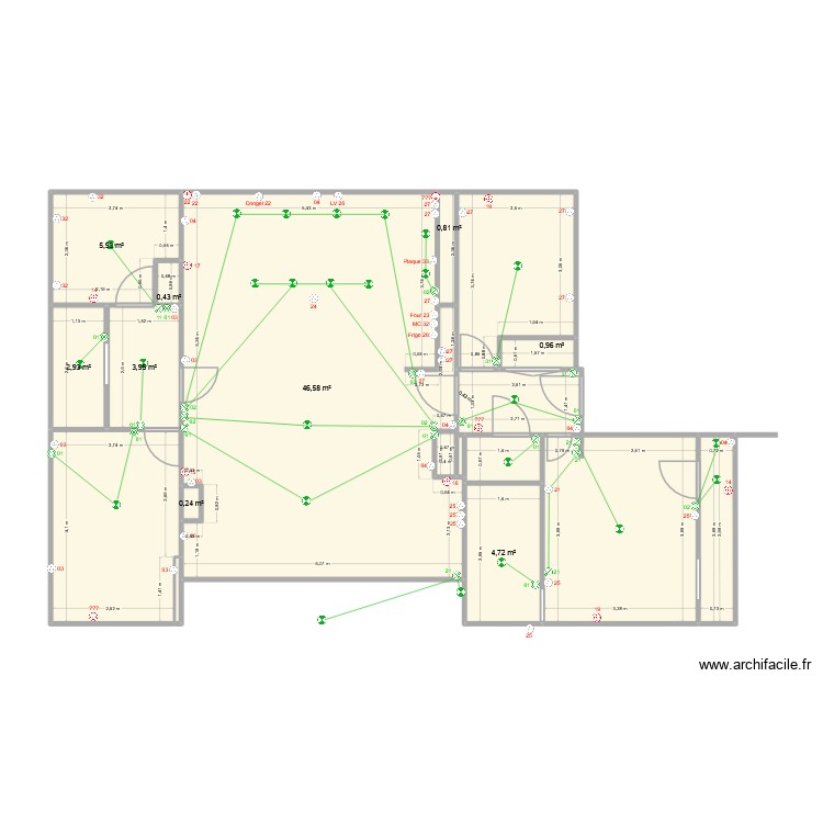 Appartement V05. Plan de 0 pièce et 0 m2