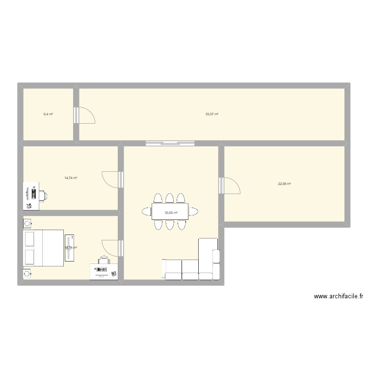 Design apart. Plan de 0 pièce et 0 m2