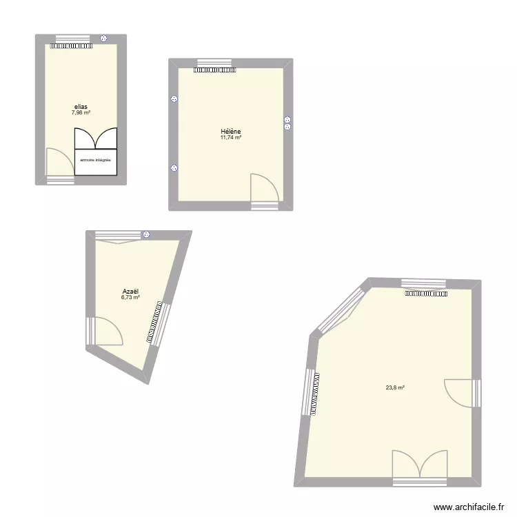 projet Feluy. Plan de 4 et 51 m² projet Feluy. Plan de 4 et 51 m²