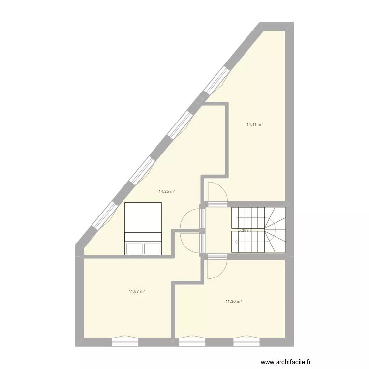 Toulouse BORN. Plan de 
