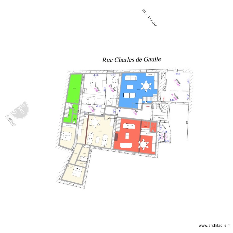CDGPoss2. Plan de 31 pièces et 483 m2