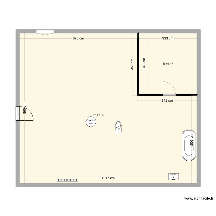 bron. Plan de 0 pièce et 0 m2