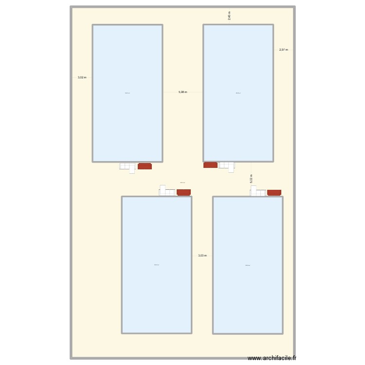 PADLE. Plan de 5 pièces et 2551 m2