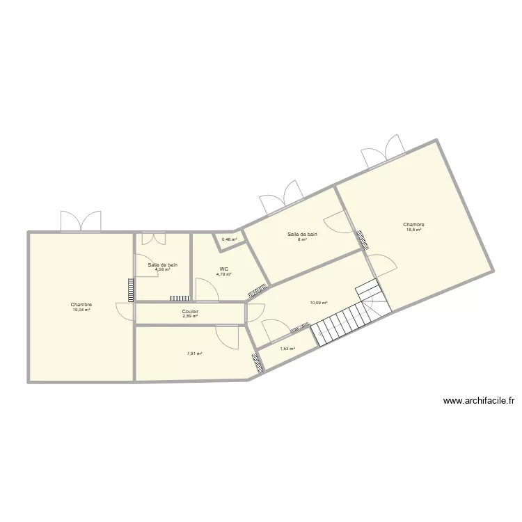HERIBAN ETAGE 2. Plan de 