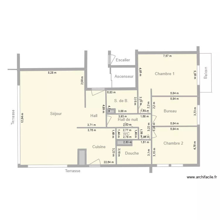 41 Roger. Plan de 2 et 266 m² 41 Roger. Plan de 2 et 266 m²