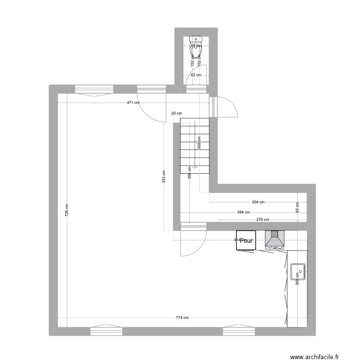 PROJET FOUTARD AUBIAN. Plan de 0 pièce et 0 m2