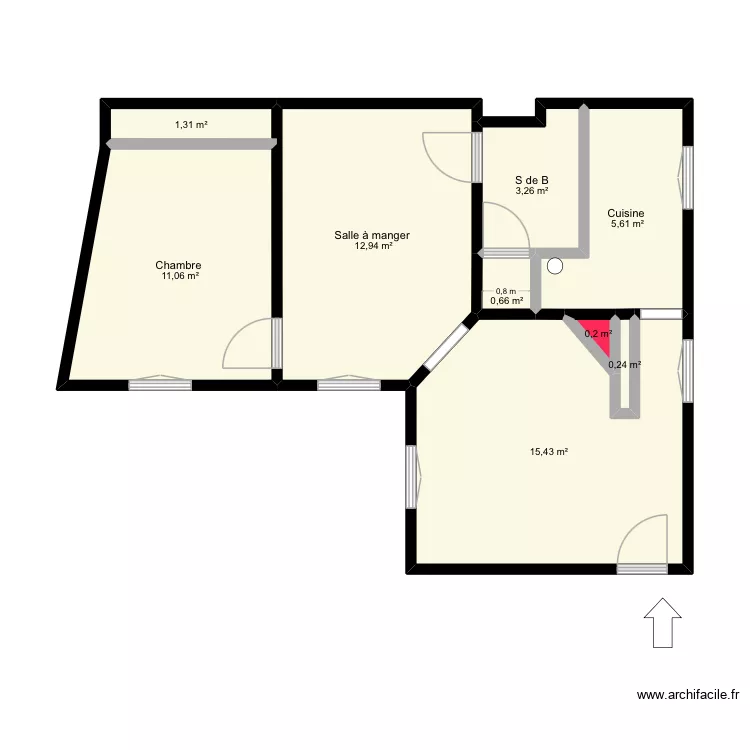 Duf1. Plan de 9 et 51 m² Duf1. Plan de 9 et 51 m²