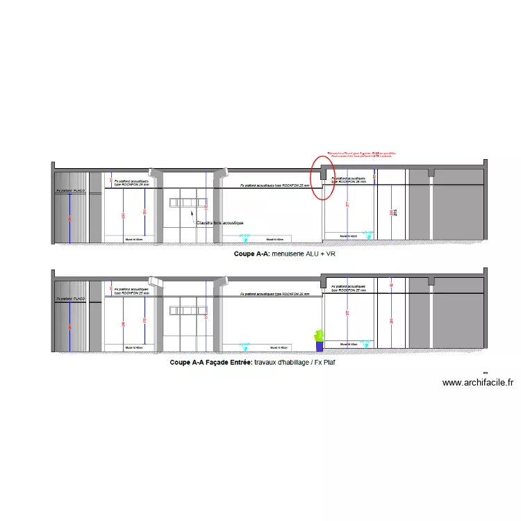 modification faux plafond grand case. Plan de modification faux plafond grand case. Plan de