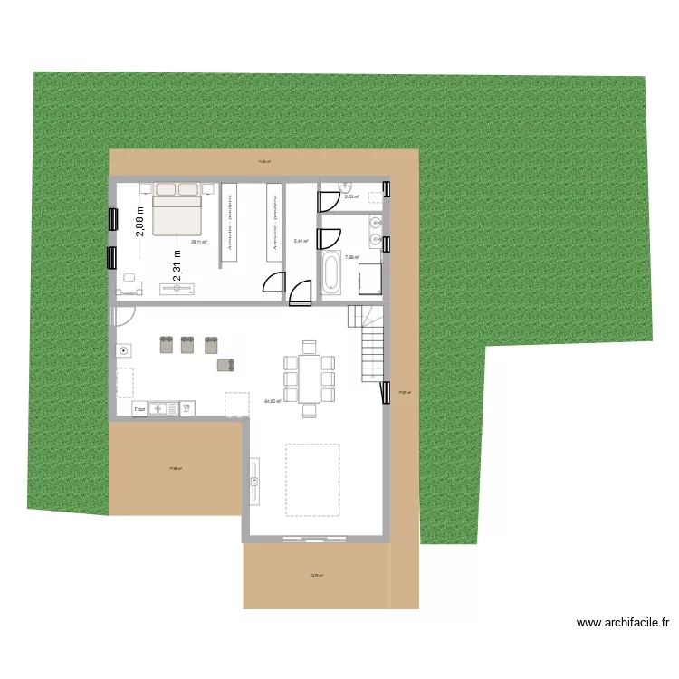 plan 1. Plan de 5 et 109 m² plan 1. Plan de 5 et 109 m²