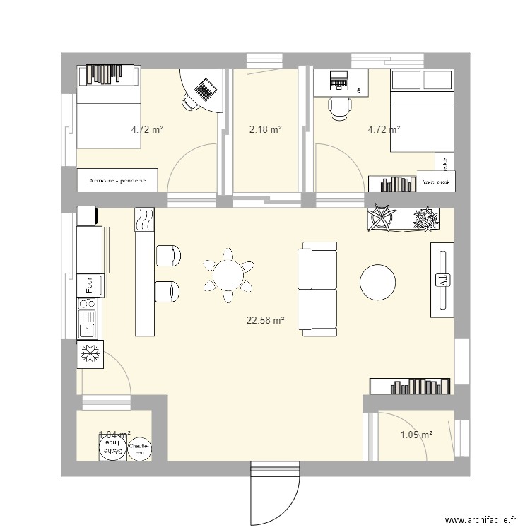 Maison Kelya et Shemsy. Plan de 0 pièce et 0 m2