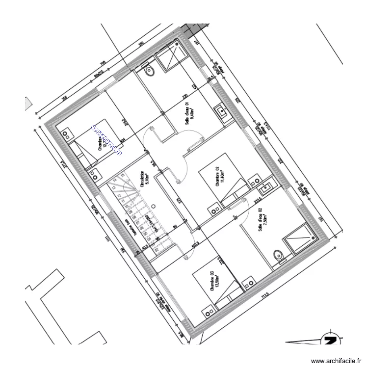 Picard &eacute;tage. Plan de 