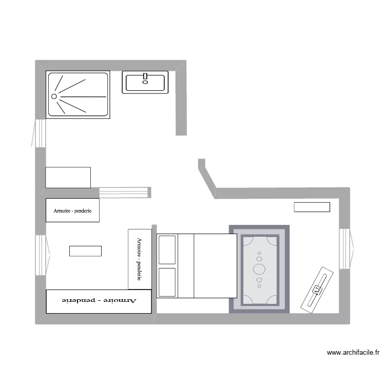 chambre maman. Plan de chambre maman. Plan de
