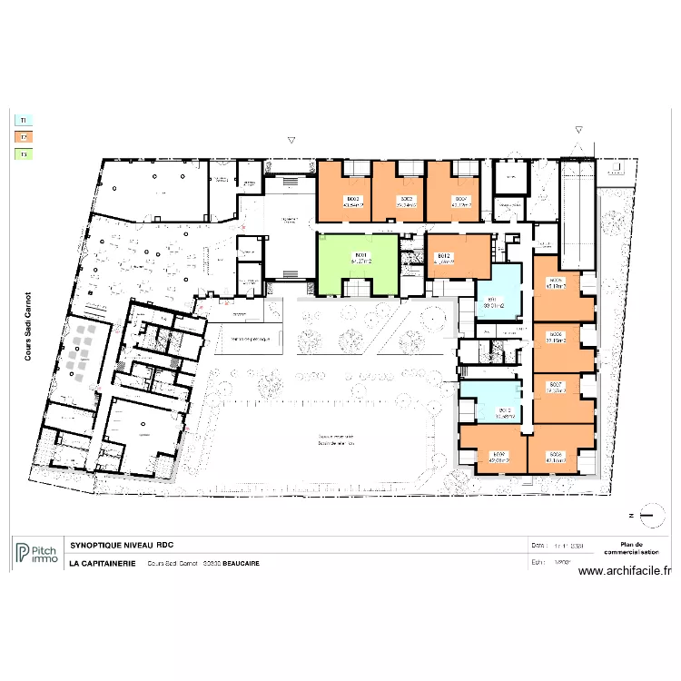 Plan Beaucaire. Plan de 