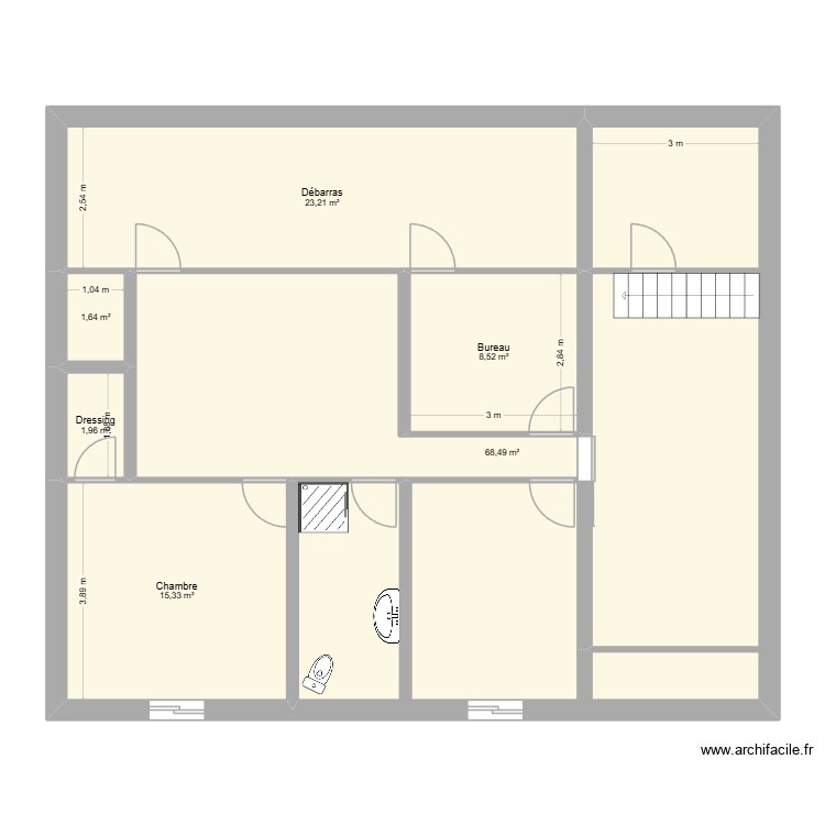 Bouillargues Etage. Plan de 0 pièce et 0 m2