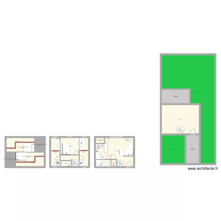 LE PELLERIN. Plan de 