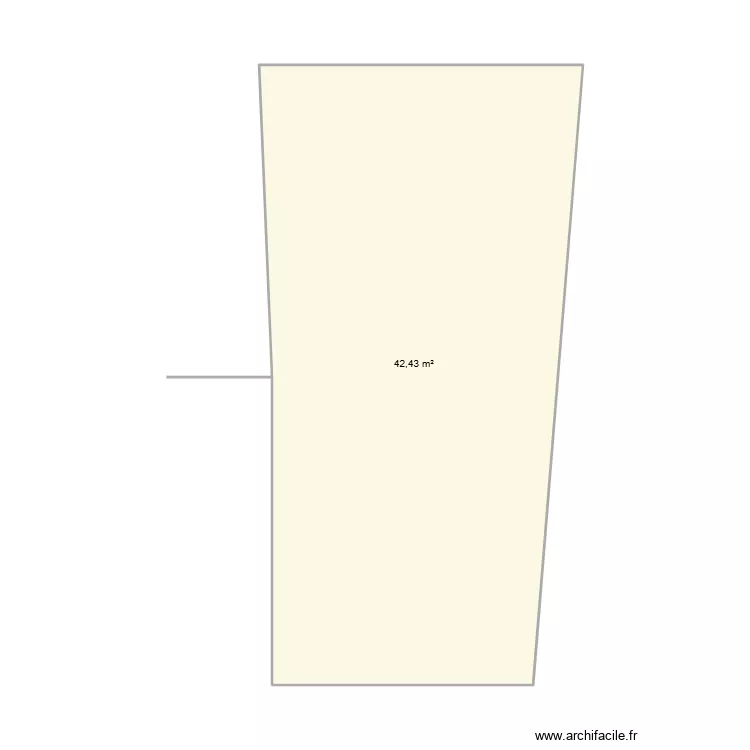 alarcon terrats. Plan de 1  et 42 m²