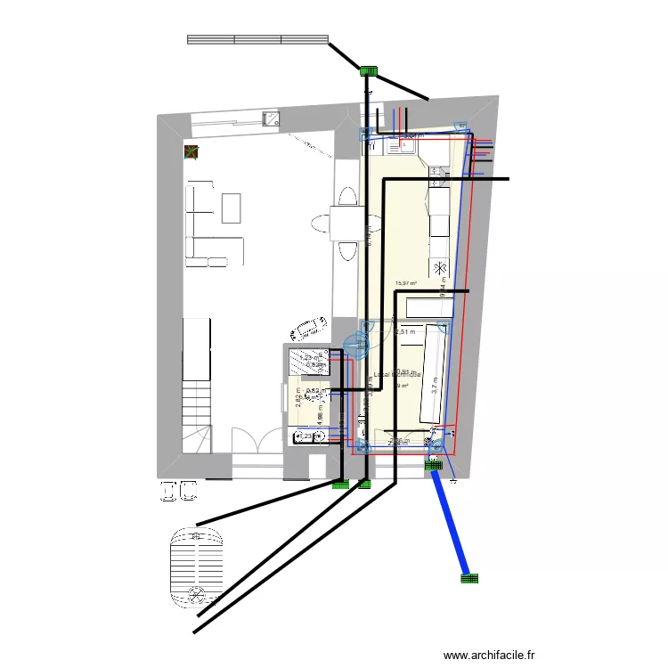 maison gizia plomberie 2. Plan de 