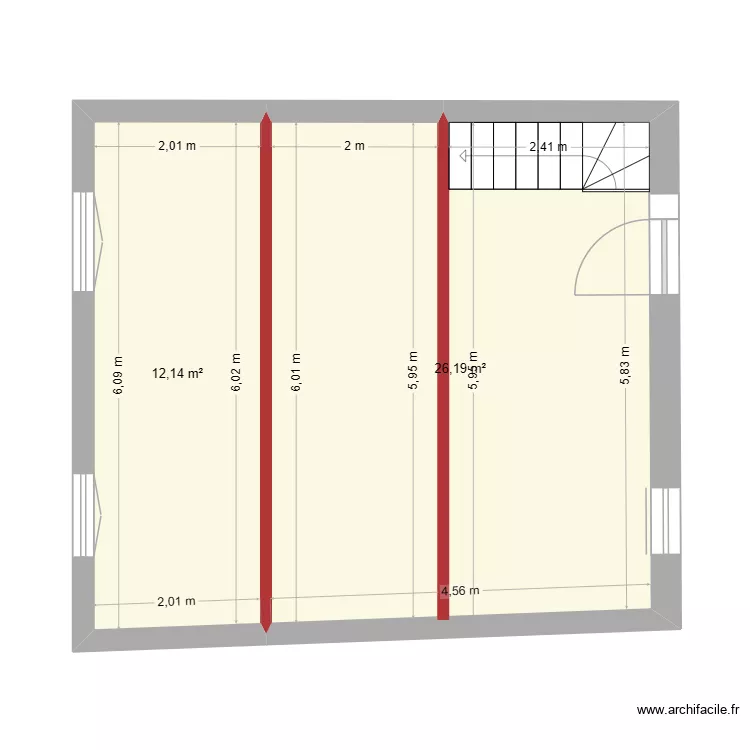 RdC plancher 1. Plan de 