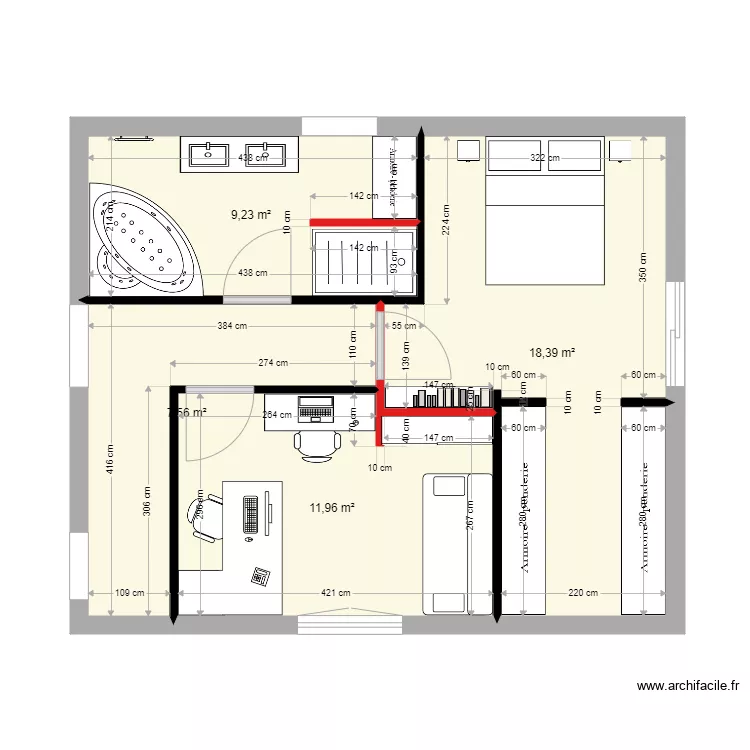 suite marmande 5. Plan de 