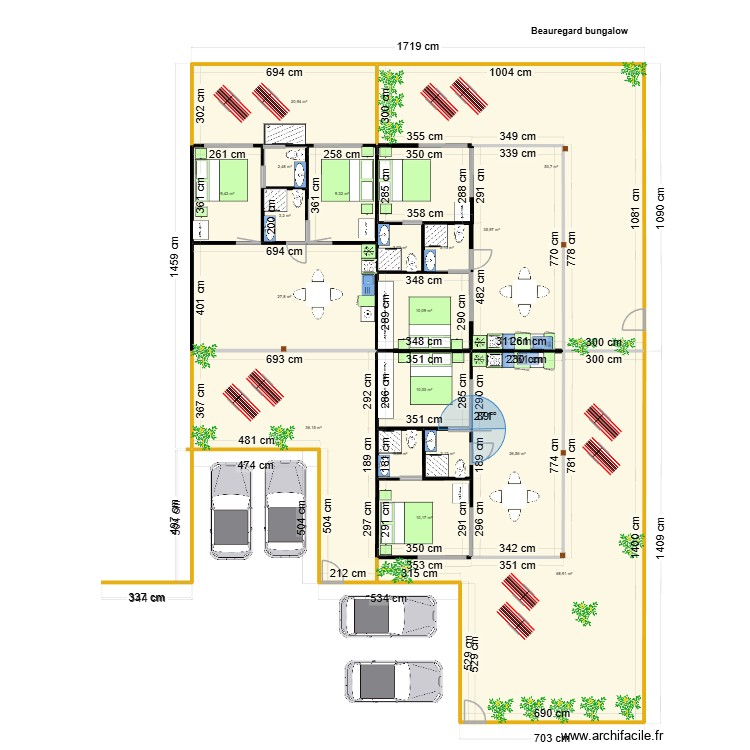 Beauregard bungalow Stef /17m20 9.2. Plan de 0 pièce et 0 m2
