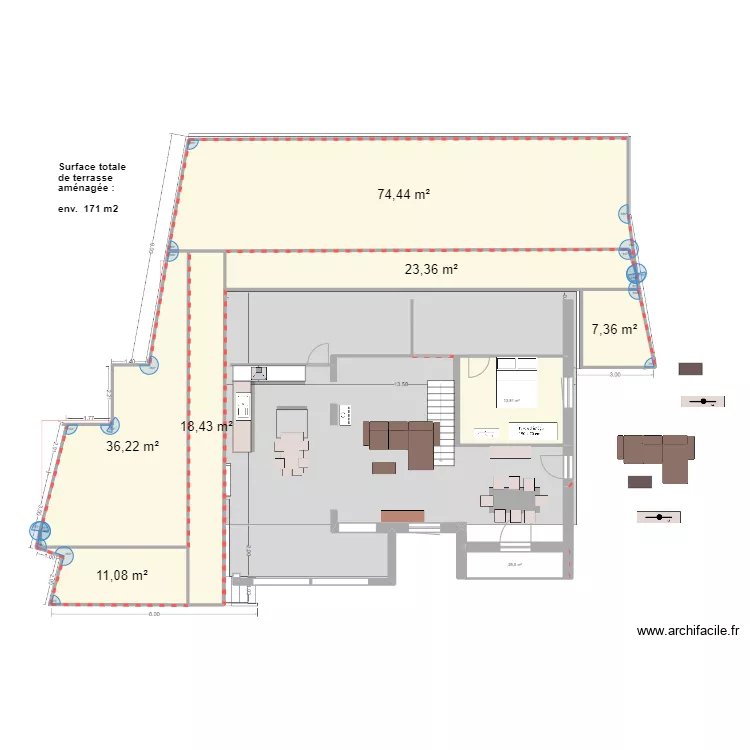 10 nestor bavoux- terrasse. Plan de 