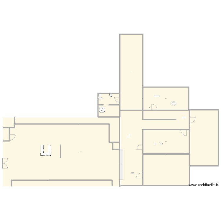 marionnaud. Plan de 11 pièces et 3255 m2