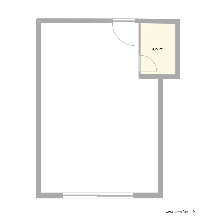 Châtel. Plan de 1 et 4 m² Châtel. Plan de 1 et 4 m²