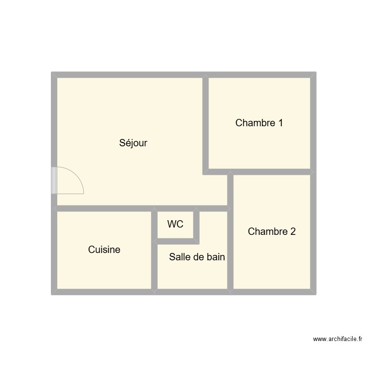 2505 LAVANANT. Plan de 6 pièces et 17 m2