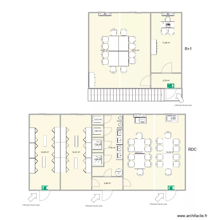 EIFFAGE CHANTIER RILLIEUX LA PAPE. Plan de 