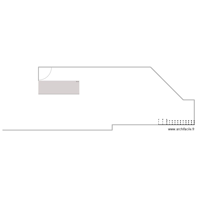 cour de reception. Plan de 0 pièce et 0 m2
