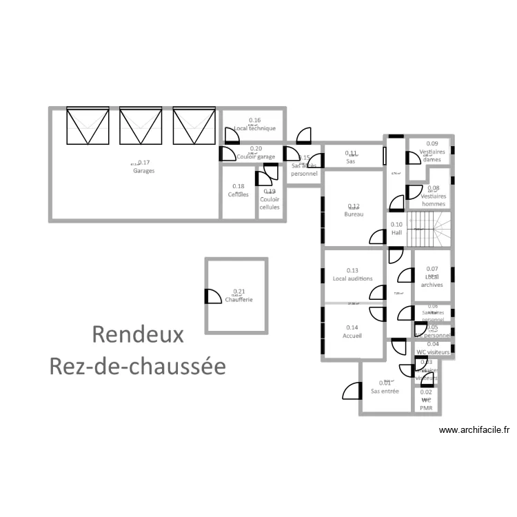 Rendeux 0. Plan de 21 et 196 m² Rendeux 0. Plan de 21 et 196 m²