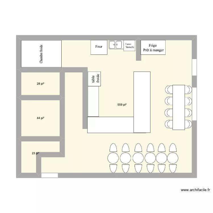 BLEU CAFÉ 2.2. Plan de BLEU CAFÉ 2.2. Plan de