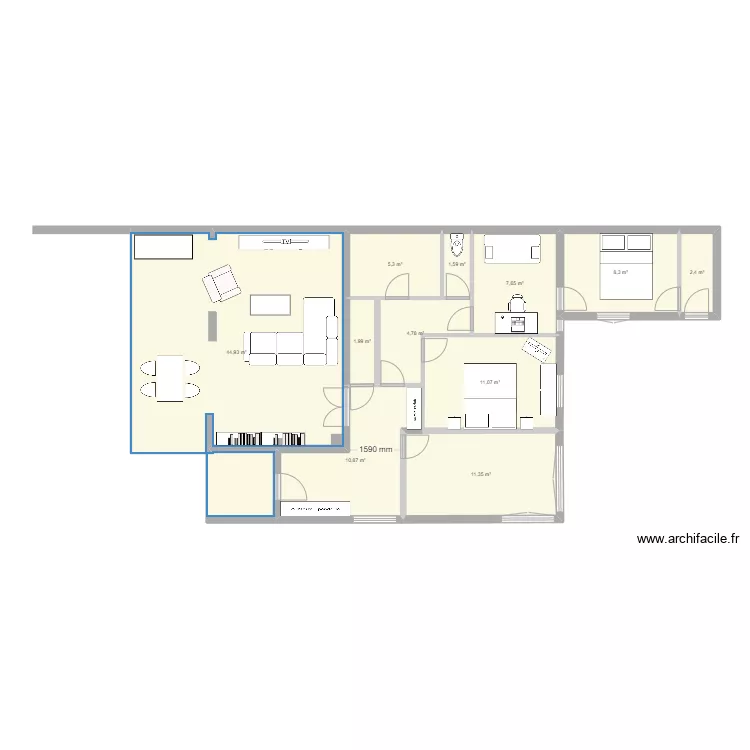 MAISON CHATENAY. Plan de 