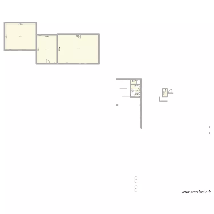 sci ADMLC m2. Plan de 6  et 144 m²