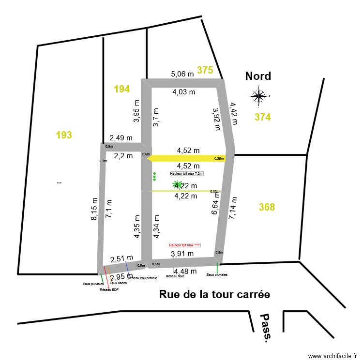 plan de masse manas. Plan de 0 pièce et 0 m2