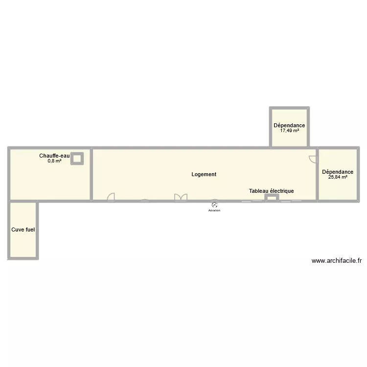 123. Plan de 7  et 265 m²