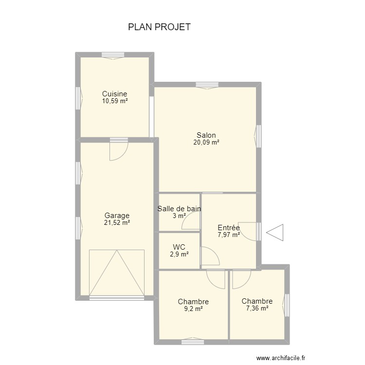 TARRIER. Plan de 0 pièce et 0 m2
